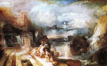 Joseph Mallord William Turner : The Parting of Hero and Leander from the Greek of Musaeus